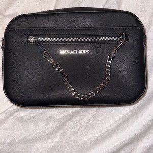 Michael Kors Jet Set Large Saffiano Leather Crossbody Bag